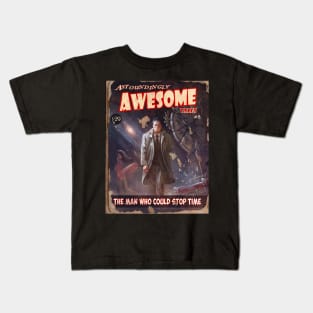 ASTOUNDINGLY AWESOME TALES TheMan That Could Stop Time Kids T-Shirt